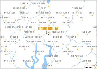 map of Mahabawdi