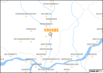 map of Mahabe