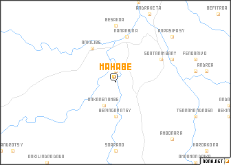 map of Mahabe