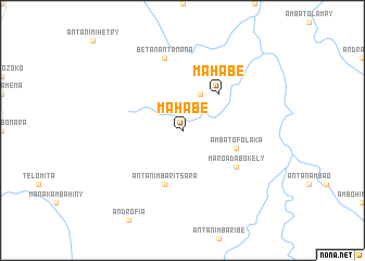 map of Mahabe