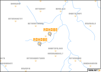 map of Mahabe
