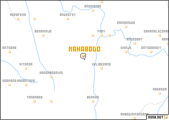 map of Mahabodo