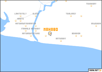 map of Mahabo