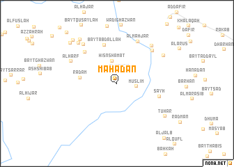 map of Maḩadān