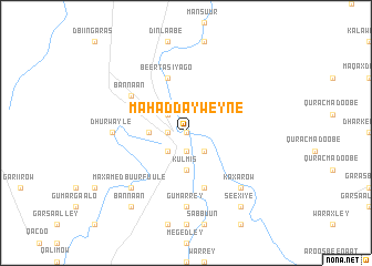 map of Mahadday Weyne