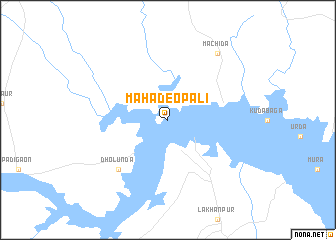 map of Mahādeopāli