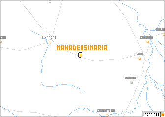 map of Mahādeo Simaria