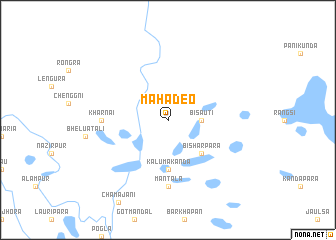 map of Mahādeo