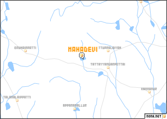 map of Mahādevi