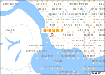 map of Mahadipur