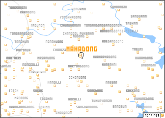 map of Maha-dong