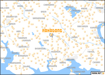 map of Maha-dong