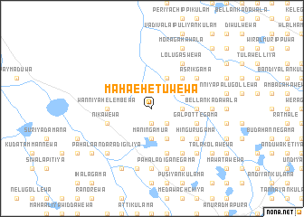 map of Maha Ehetuwewa