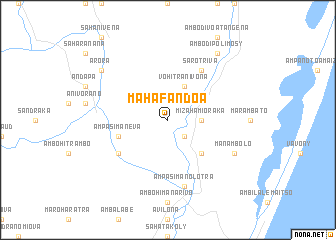 map of Mahafandoa