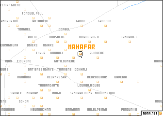 map of Mahafar