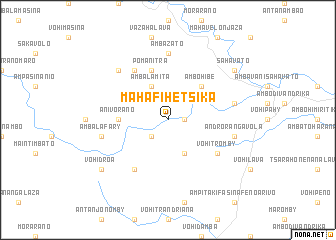 map of Mahafihetsika