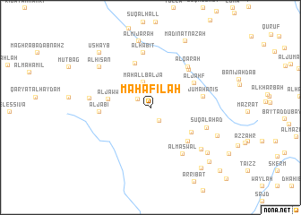 map of Mahāfilah