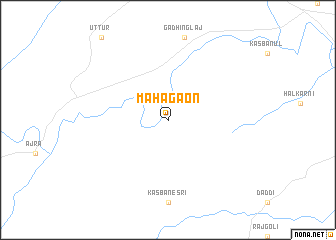 map of Mahāgaon