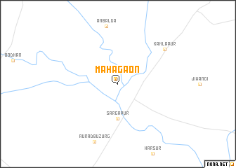 map of Mahāgaon