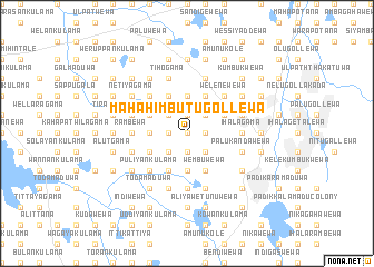 map of Maha Himbutugollewa