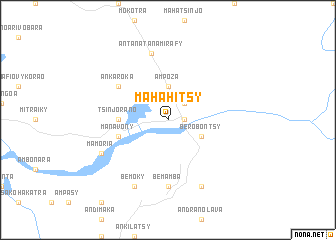 map of Mahahitsy