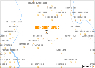 map of Maha Indiwewa