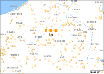 map of Mahain