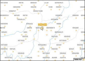 map of Mahai