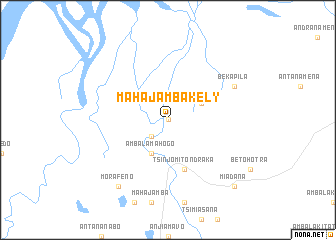 map of Mahajambakely
