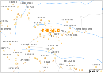 map of Mahājerī