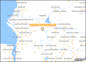 map of Mahakarambewa