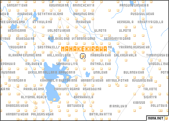 map of Maha Kekirawa