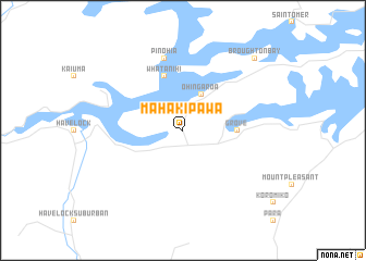 map of Mahakipawa