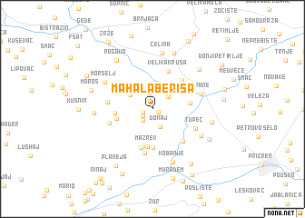 map of Mahala Beriša