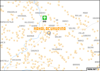 map of Mahala Čumurina