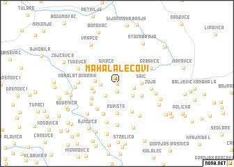 map of (( Mahala Lecovi° ))