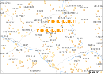 map of Mahala Ljugit