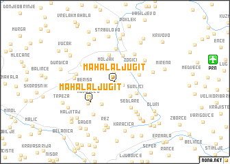 map of Mahala Ljugit