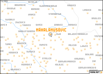 map of Mahala Musović