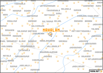 map of Māhalām
