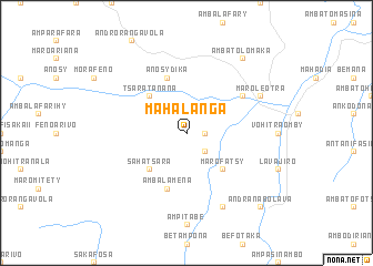 map of Mahalanga