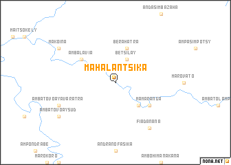 map of Mahalantsika