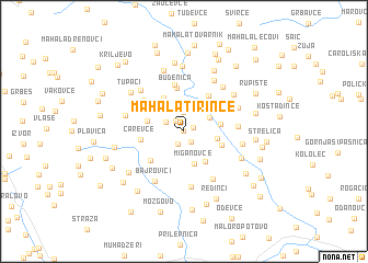 map of Mahala Tirince