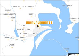 map of Mahalaua Brateş