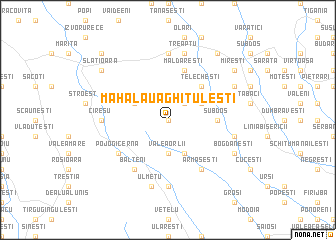 map of Mahalaua Ghiţuleşti