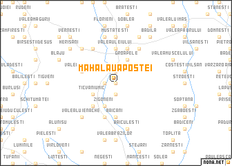 map of Mahalaua Poştei