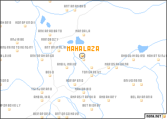 map of Mahalaza