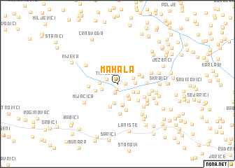 map of Mahala