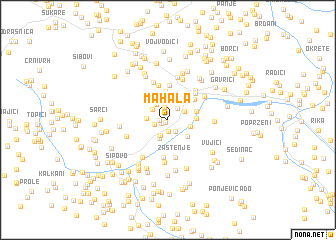 map of Mahala