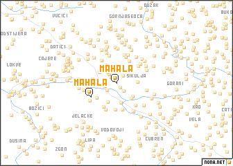 map of Mahala